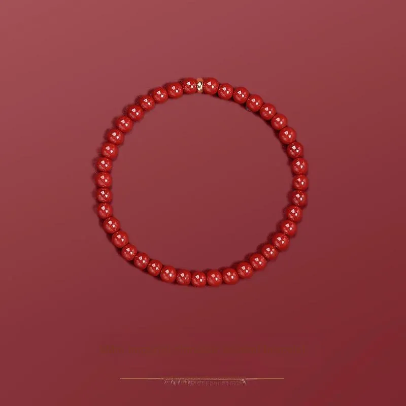 HELA DE HAI Cinnabar Jade Bracelets Women's-1