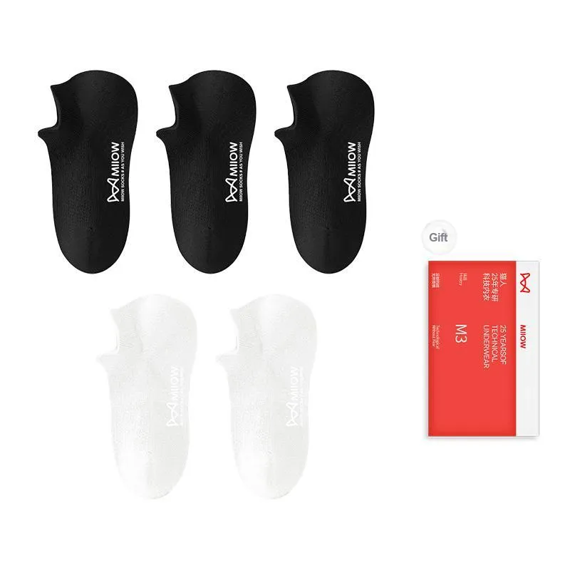 MIIOW No Show Socks Men's Shopping Bag Combo Set-8