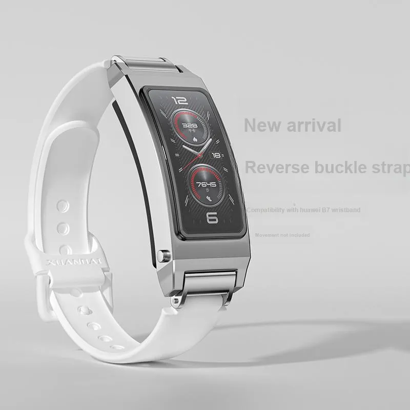 CHUANGYIDA Huawei Compatibility Watch Band 135~190mm Silicone Material-5