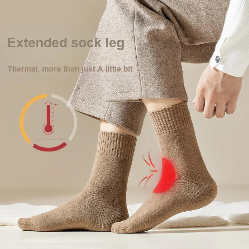 MIIOW Mid Calf Socks Men's Box Of 3 Pairs-1