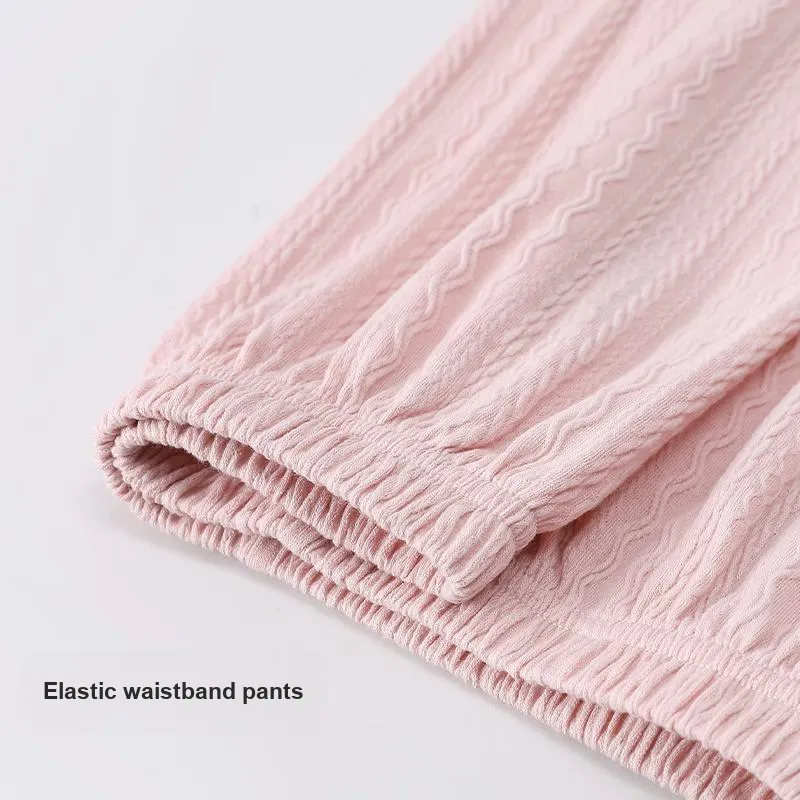 Maultiay Pajama Set Women's Pink-4