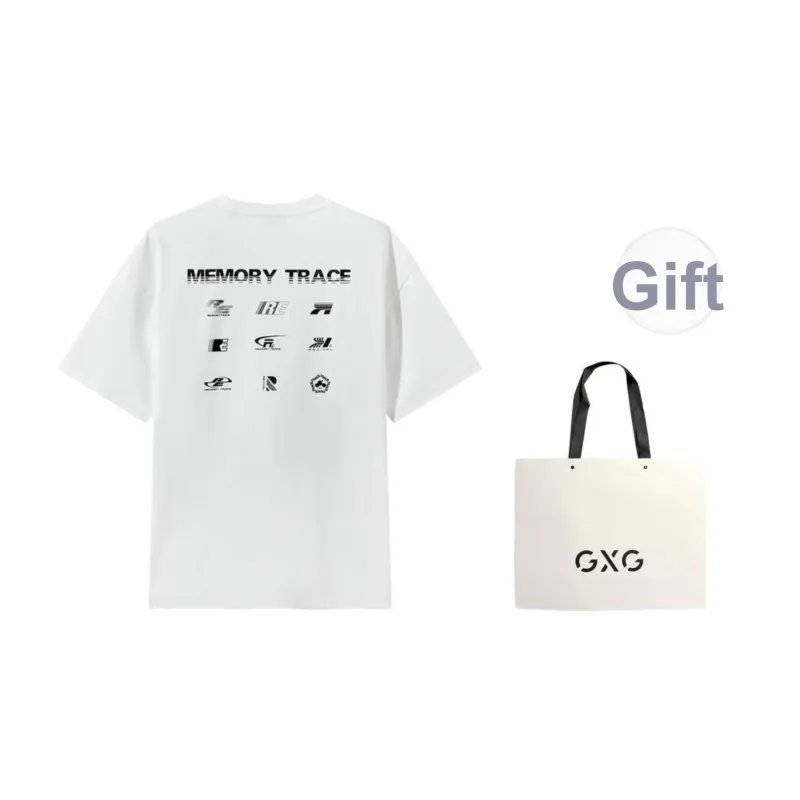 GXG Knitted Fabric Short Sleeved T Shirts Men's-12