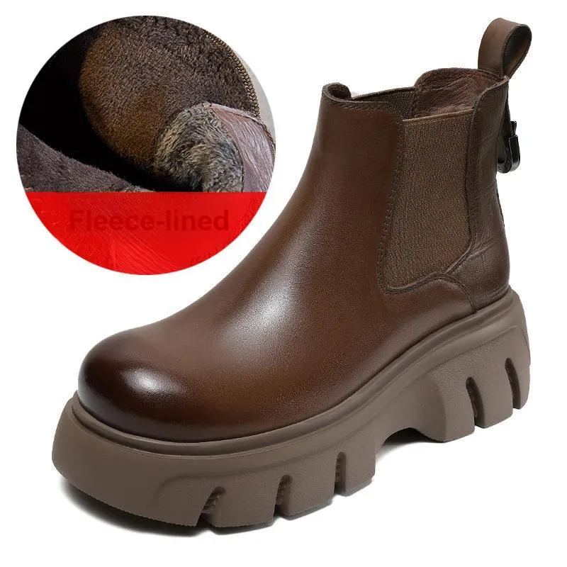 Devanro Short Chelsea Boots 6.0cm Women's-8