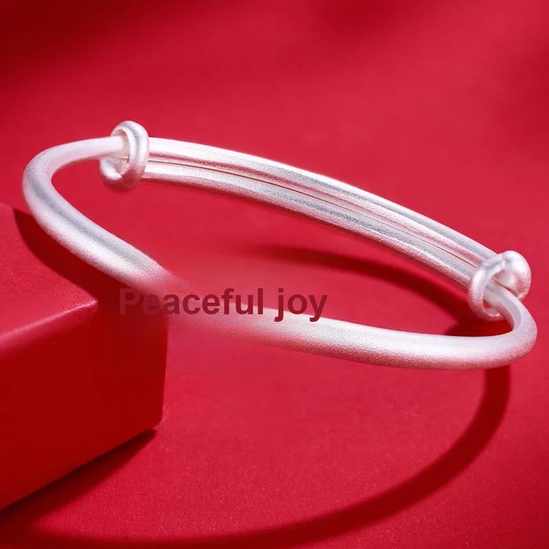 Silver Place 999 Fine Silver Bangles Kids'-1