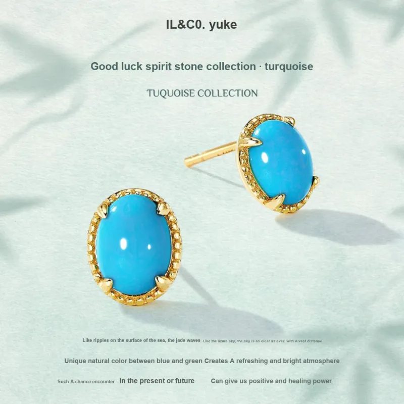 IL&CO. Turquoises Stud Earrings Women's-1