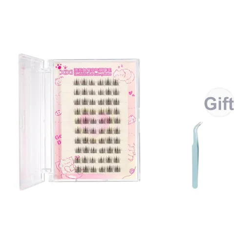 Xixi Бахрома Русалка Воздух Искусственные ресницы удлиняющие Без клея Натуральный