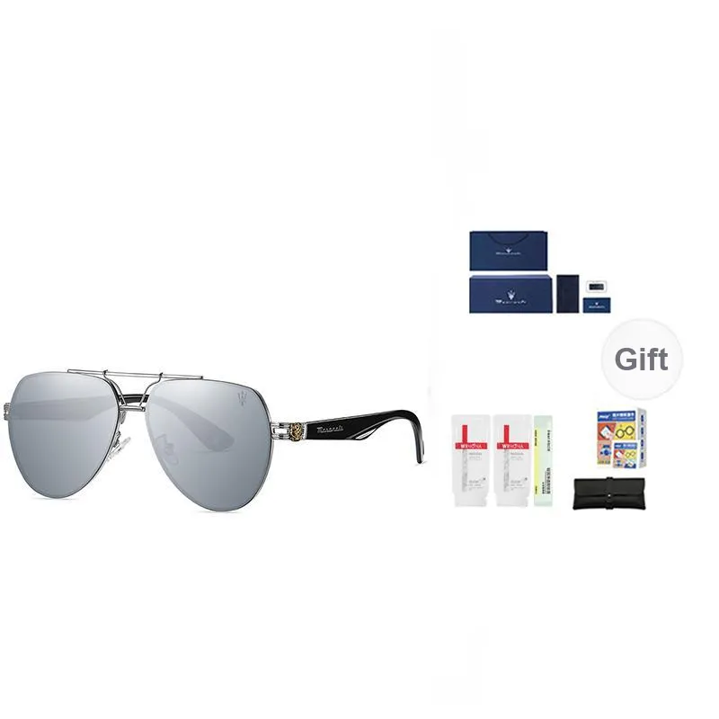 Maserati Irregular Shape Sunglasses Unisex-16