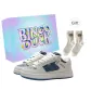 Denim Blue+Gift Socks+Exclusive Shoe Box