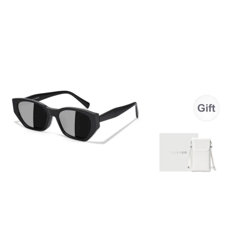 SUYAN Plate Frame Irregular Shape Sunglasses Unisex-1