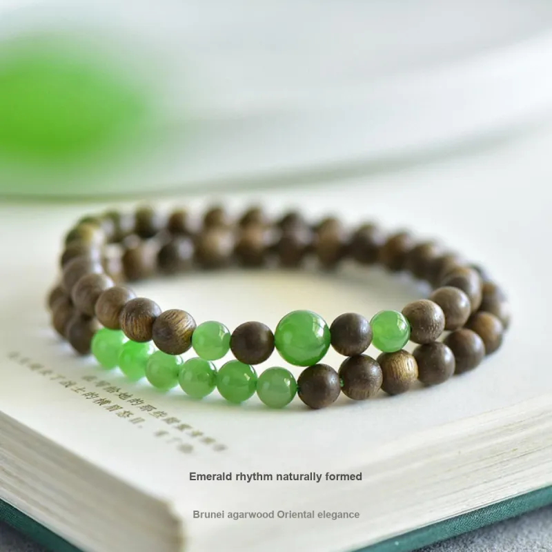 LAOMIAO Hetian Jade Bracelets Green Jade Women's-3