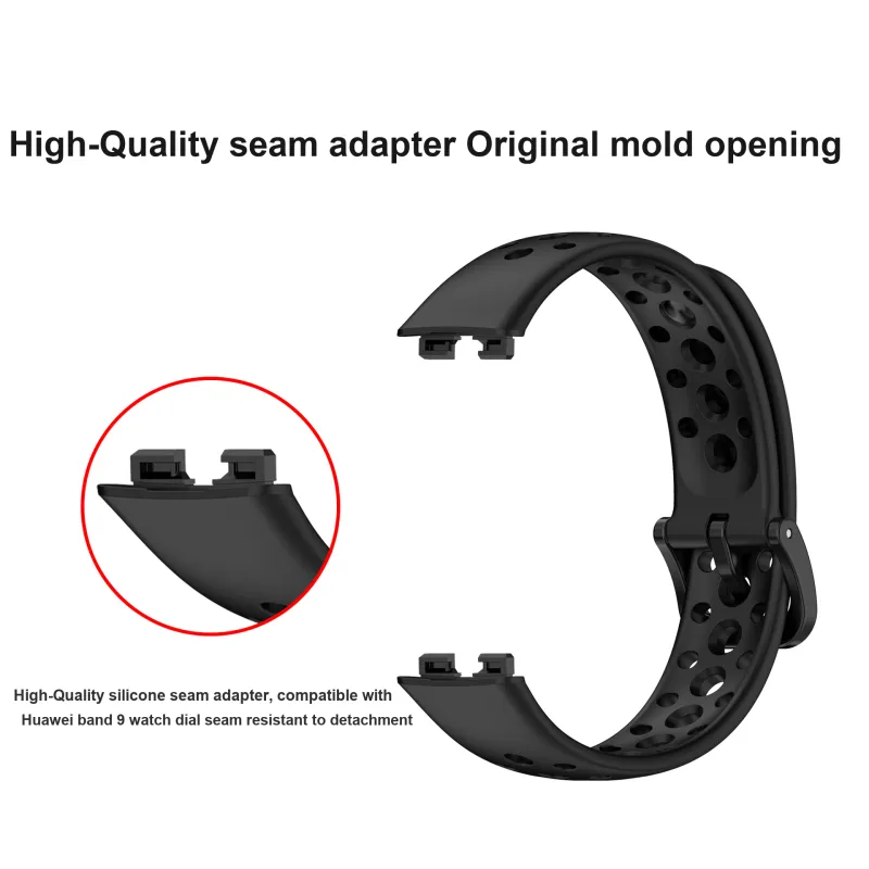 CHRROTA Watch Band Huawei Compatibility 220.4mm Silicone Material-2