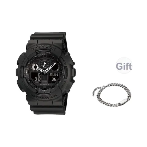 Часы SHOCK Кварц Механизм Мужские часы Черный циферблат