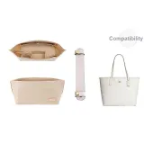 [City33 Glacier White Two-Piece Set]Beige Open Top Liner+Shoulder Pads (Anti-Slip Shoulder Pads)