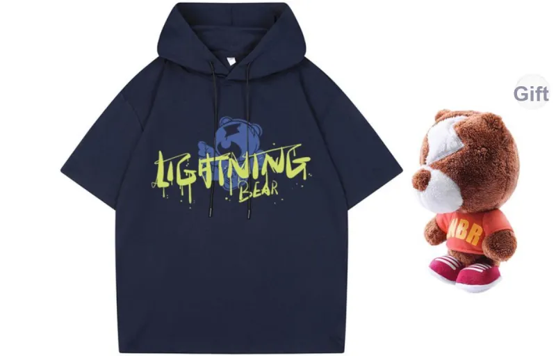 LIGHTNING BEAR T Shirts Unisex-8