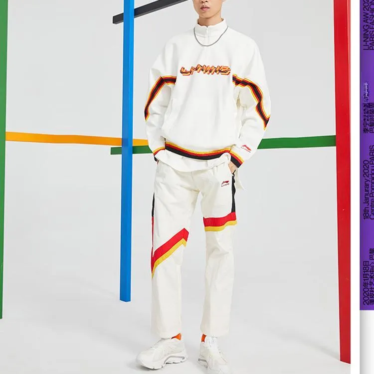 LiNing Sweatshirts Men Ivory-2