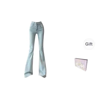 OUTDOORPRINCE Jeans Women's Light Blue, Free Shopping Bag