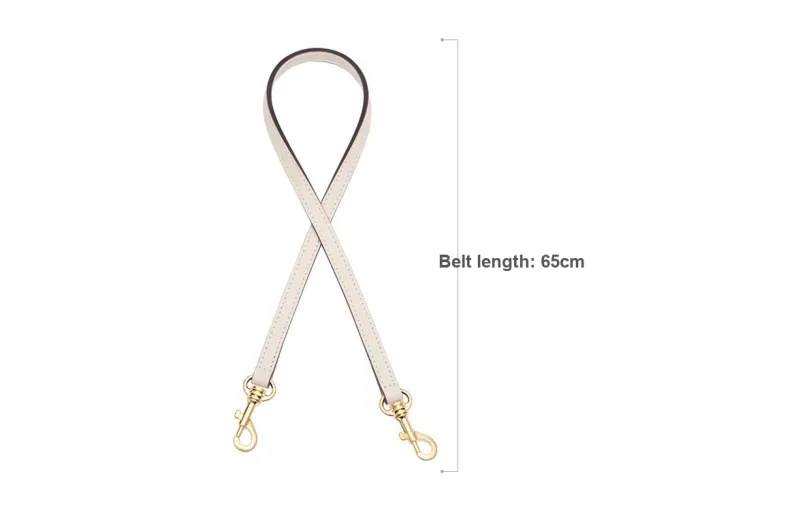 Lan Bao Fan Microfiber Polyurethane Fashion Versatile Shoulder Strap Bag Strap Women's Milk White/Black-15