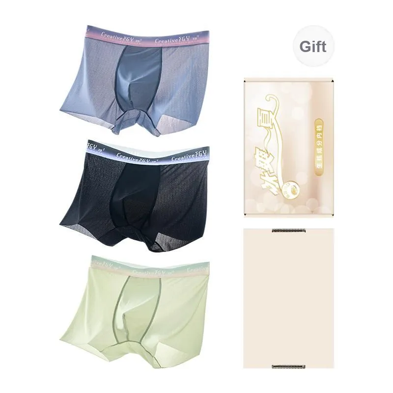 Bejirog Underpants Summer Men's 3 Pack-3