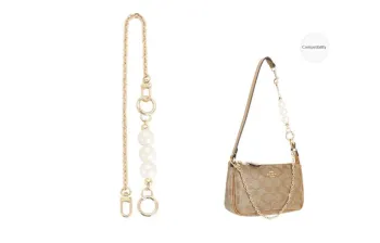 Lan Bao Fan Metal Mahjong Bag One Shoulder Shoulder Bag Decoration Accessories Bag Strap Women's Gold