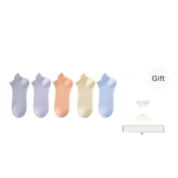 XIA.WA.ZHI.XIU Ankle Socks Women's Box 5 Pack