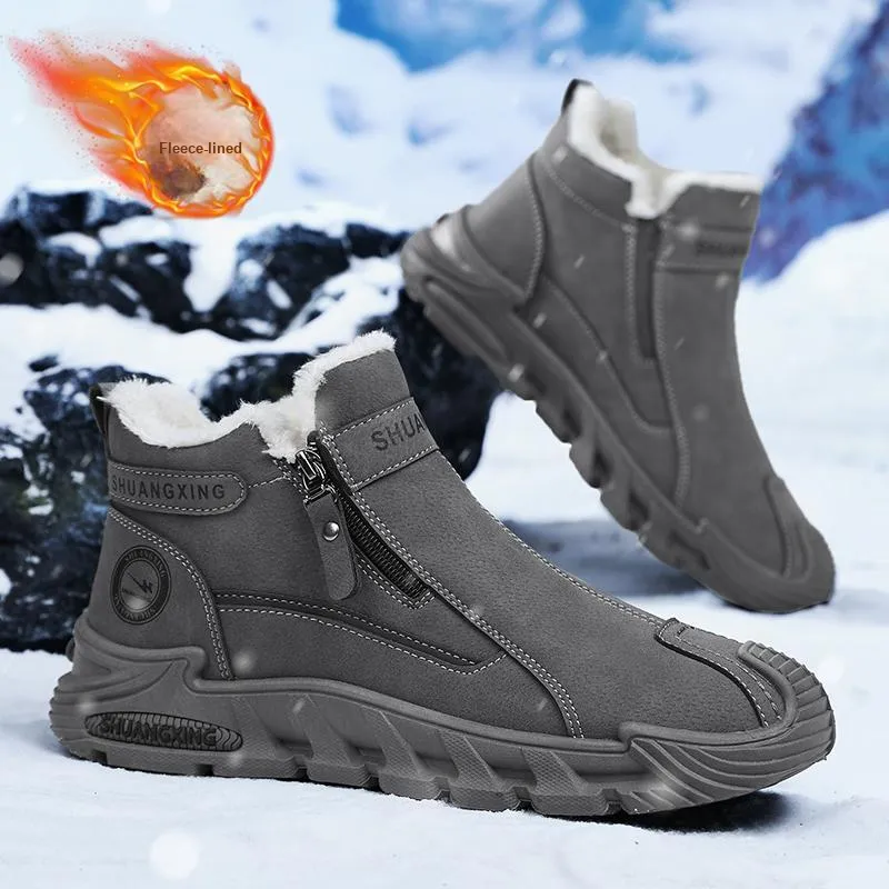 Binary Outdoor Boots Platform Men's Gray-2