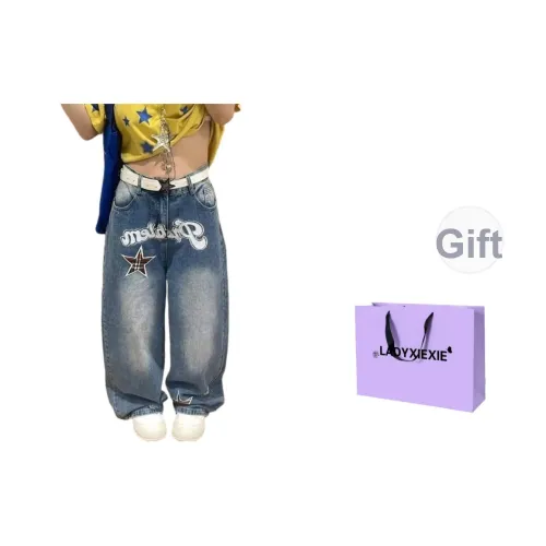 LADYXIEXIE Blue Women's Jeans LADYXIEXIE Синий Женские Джинсы