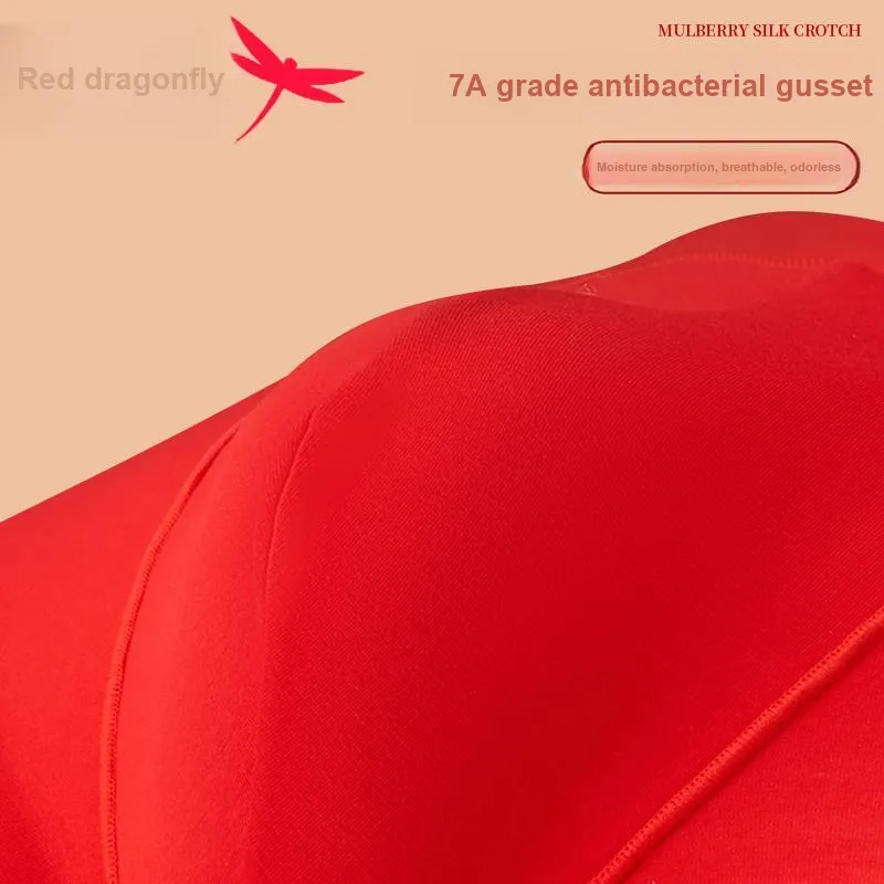 RED DRAGONFLY Cotton Panties Men's 4 Pack Gift Box Set-5