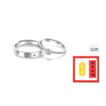 Chongqing Gold Store S925 Silver Rings Unisex