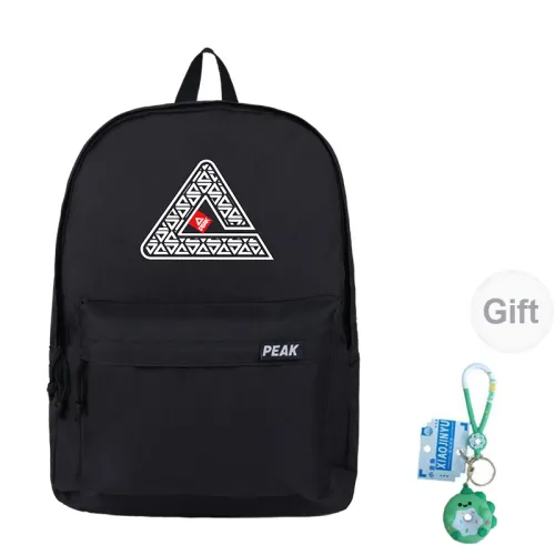 PEAK Surfing The Big Triangle 1.0 Backpacks Black/Red Backpack+Random Pendants