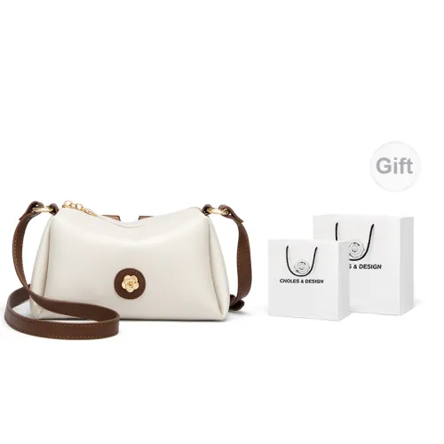 CNOLES Shoulder Bags Italian Milk Coffee