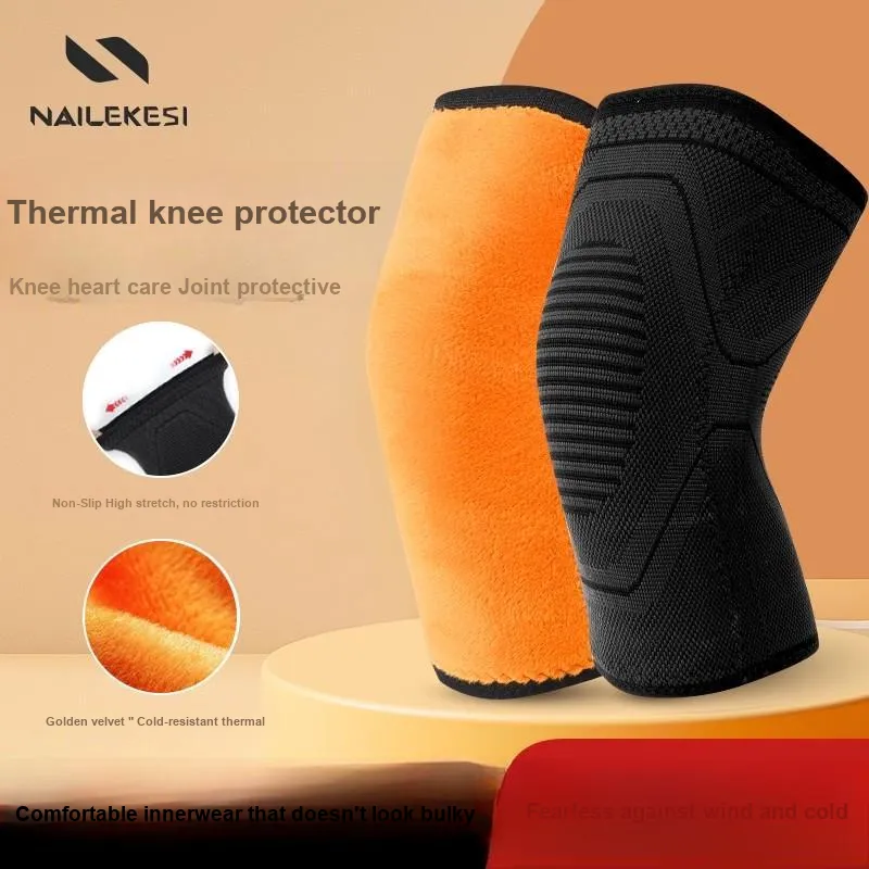 NAILEKESI Knee Pads Motorcycle Bike Unisex Cotton Elastane Blend 2 Pack-9