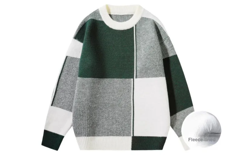 BEENTRILL Sweater Unisex Army Green-2