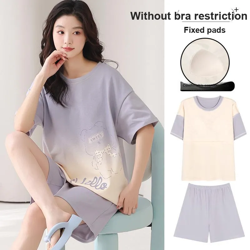 Lan Miao Pajama Set Women's Image Color-1