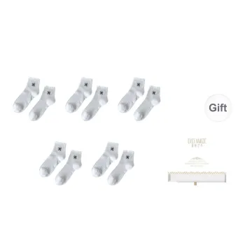 XIA.WA.ZHI.XIU Ankle Socks Women's Box 5 Pack