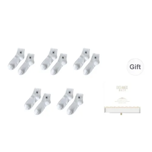 XIA.WA.ZHI.XIU Ankle Socks Women's Box 5 Pack
