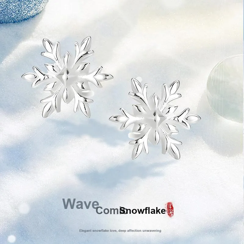 SUNFEEL 999 Fine Silver Stud Earrings Women's-1