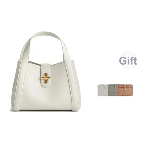 Cthulhu Коровья кожа Сумка-тоут Корзинка Сумка через плечо Средний Женская Латте Экрю