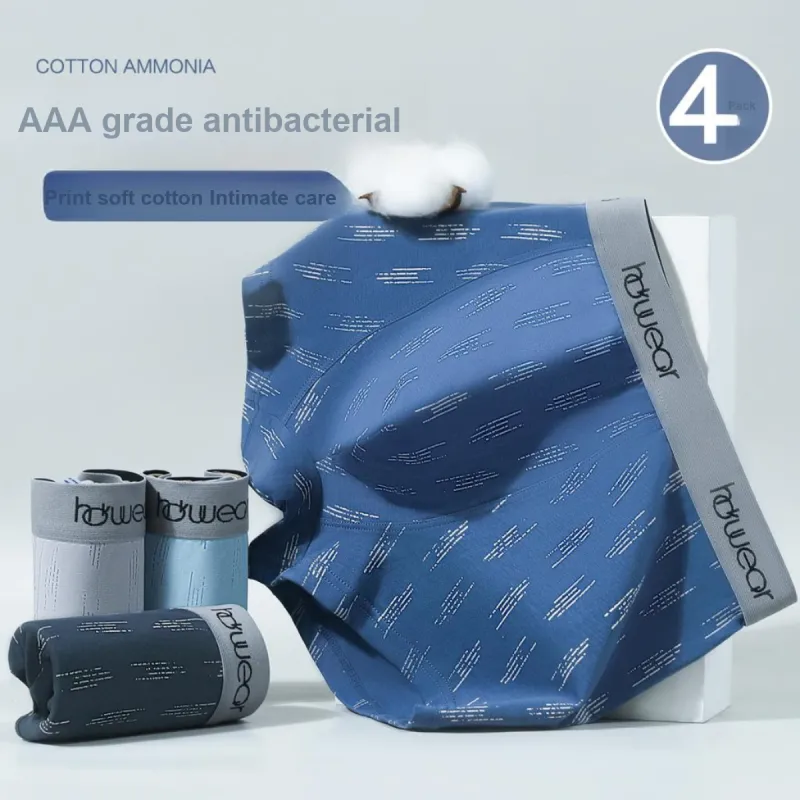 Red Bean Underpants Men's 4 Pack-1