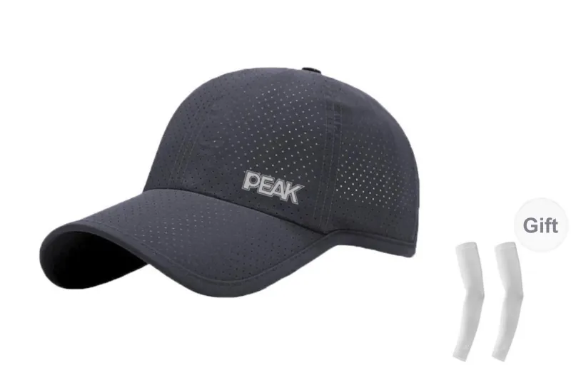 PEAK Polyester Baseball Caps Unisex Multiple Colors-10