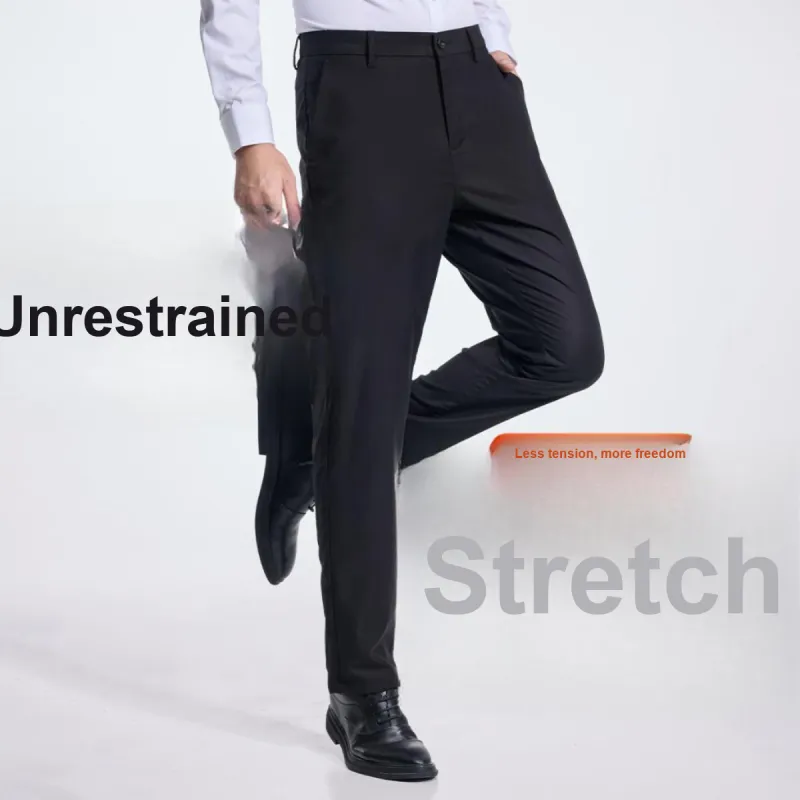 Red Bean Casual Pants Men's Navy Blue-3