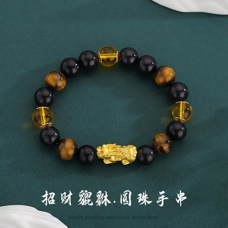 WJT Tiger's Eye Stone Bracelets Unisex-1