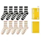 [10 Pack]5 Black+5 Apricot