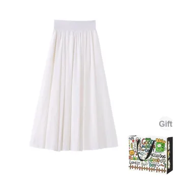 OURUOKE Casual Long Skirt Women's