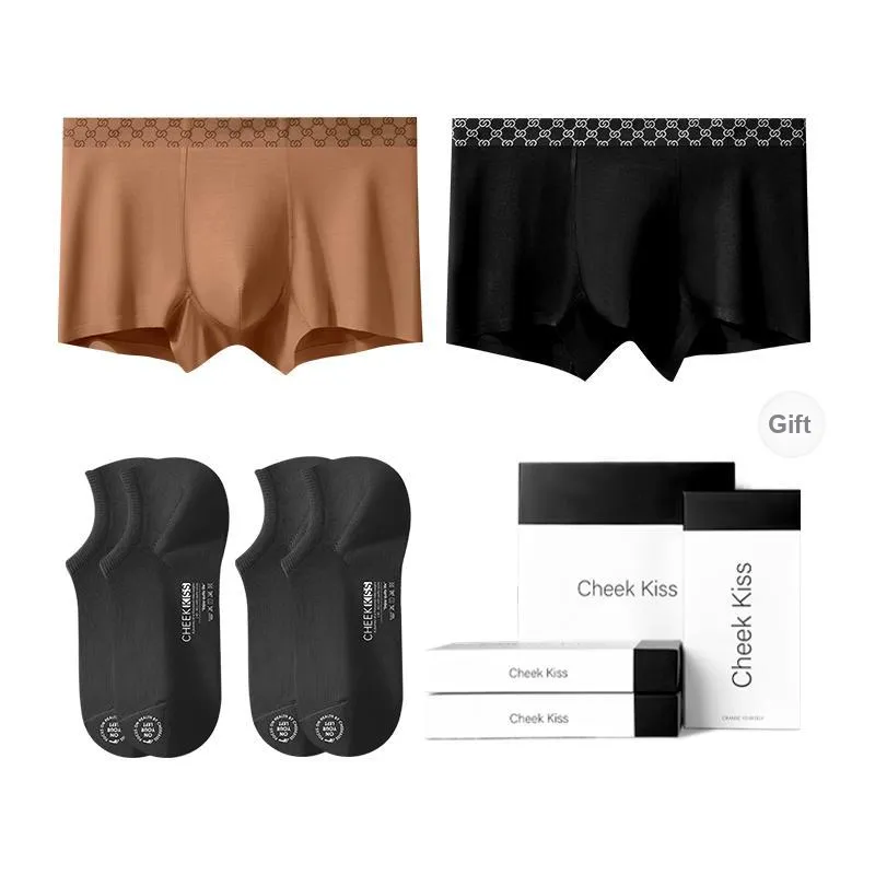 Cheekkiss Underpants Men's Gift Box Of 2 Strips-5