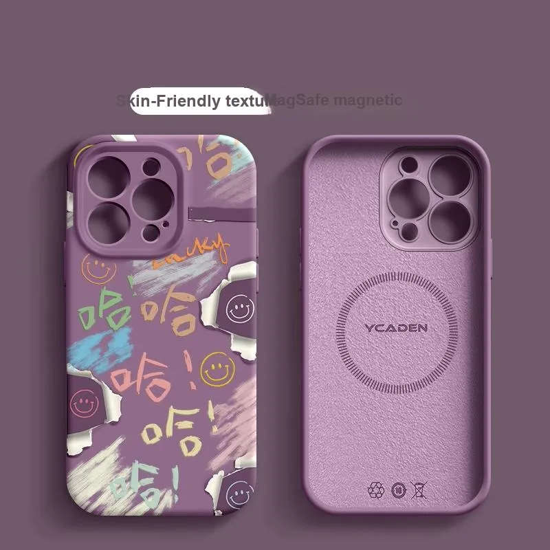 K Touch Silicone Material Phone Cases Compatible With Apple 16 Pro Max/15/14/13/12/11 Series All-31