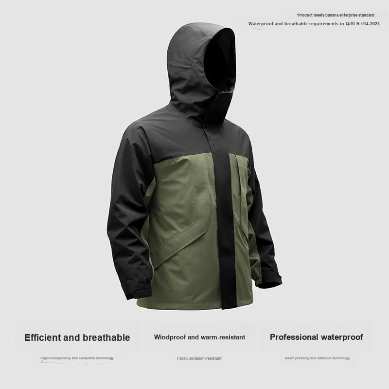 Bananain Waterproof And Windproof To Keep Warm Windbreaker Jacket Unisex-10