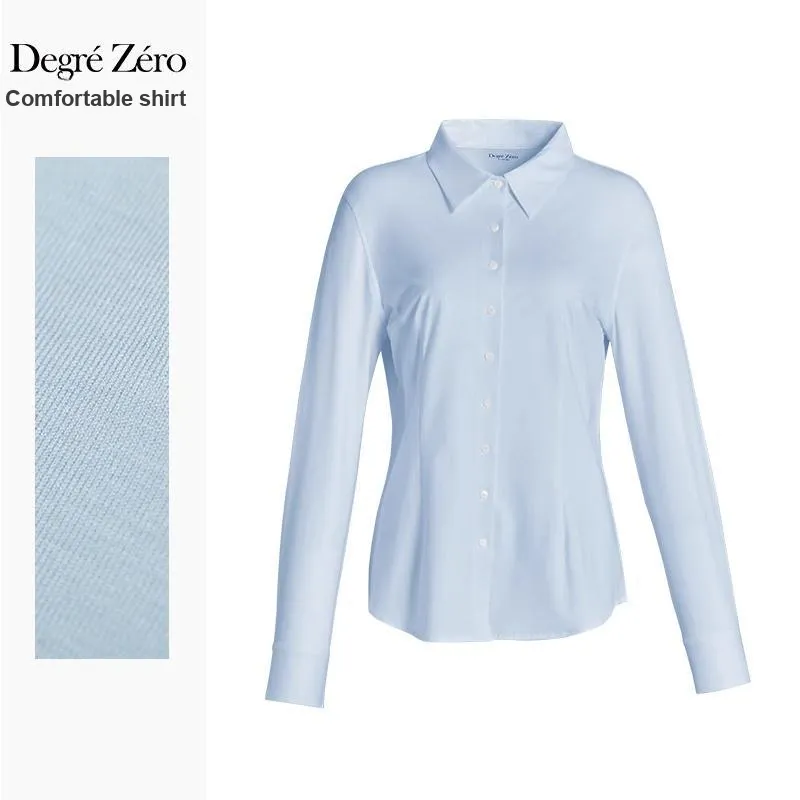 DEGRE ZERO Shirt Women's Light Blue-2