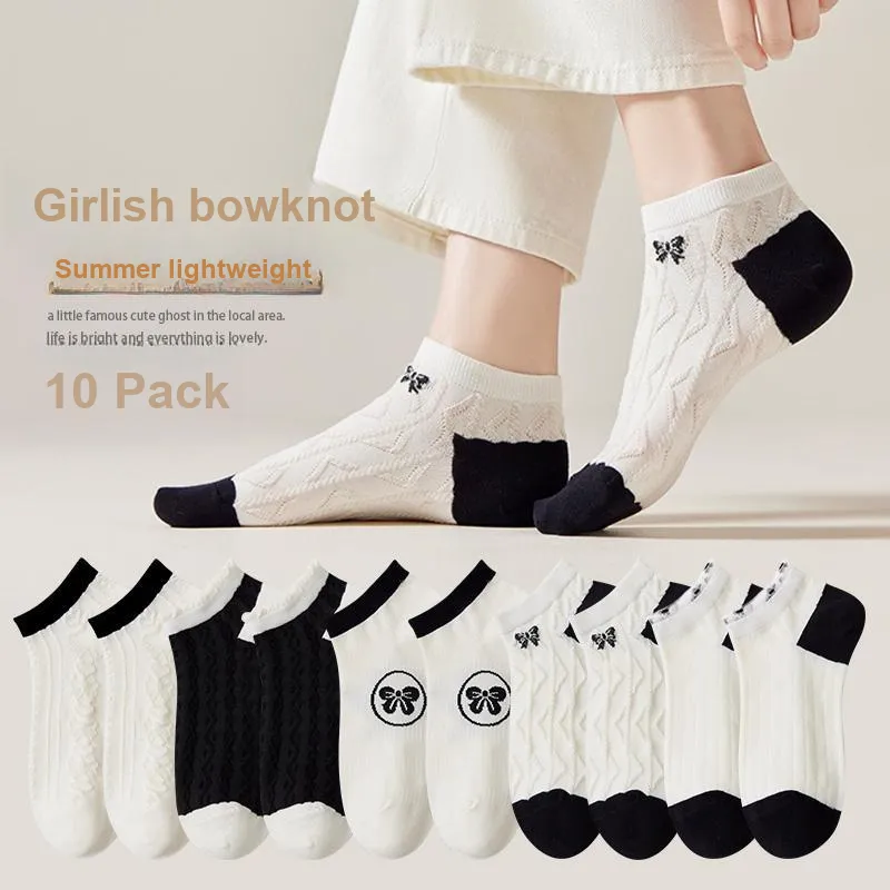 Lan Miao Ankle Socks Women's 10 Pack-1