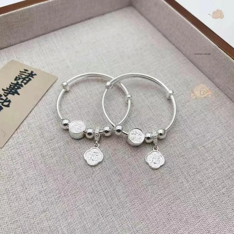 NSAOT 999 Fine Silver Sterling Silver Bracelets Kids'-3
