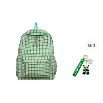 URBAN FOREST Nylon Backpack Large Size Unisex Green/Pink/Red/Yellow/Khaki